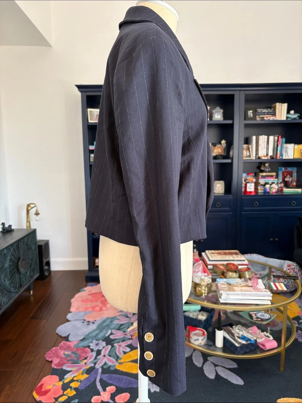 Free People tailored navy